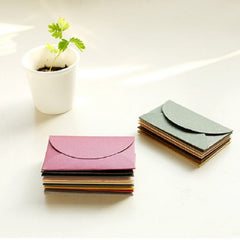 10 PCS Retro Chinese Style Romantic Mini Pearlescent Paper Envelopes Random Color Delivery, Chinese Style Envelopes