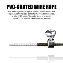 Steel Wire Skipping Skip Adjustable Fitness Jump Rope，Length: 3m, Steel Wire Jump Rope (Megenta), Steel Wire Jump Rope (Black), Steel Wire Jump Rope (Blue), Steel Wire Jump Rope (Grey), Steel Wire Jump Rope (Green), Steel Wire Jump Rope (Orange)       ...