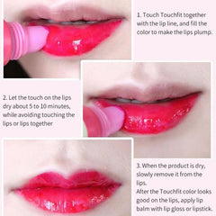 2 PCS Easy Peel Off  Long Lasting Lip Gloss Waterproof Matte  Lipstick Women Cosmetic, watermelon red, Lovely peach, Sexy red, Rose Pink, Cherry red, Sweet orange