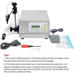 Mini Portable Electric Digital Control Pump Liquid Filling Machine LCD Display Milk Bottles Filler, Digital Control Pump Milk Bottles