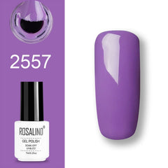 ROSALIND Gel Polish Set UV Semi Permanent Primer Top Coat Poly Gel Varnish Nail Art Manicure Gel, Capacity: 7ml, 2557, 2558, 2559, 2560, 2561, 2562