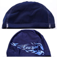 Unisex Spandex Breathable Swimming Cap, Spandex Swimming Cap(Black), Spandex Swimming Cap(Blue Fire on Black), Spandex Swimming Cap(Blue Fire on White), Spandex Swimming Cap(Blue Fire on Red)