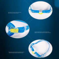 JIEJIA J2670 Silicone Swimming Goggles for Children, J2670 (Yellow), J2670 (Red), J2670 (Pink)