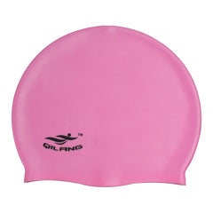 Adult Solid Color Waterproof Silicone Swimming Cap, Silicone Swimming Cap(Pink), Silicone Swimming Cap(Purple), Silicone Swimming Cap(Silver), Silicone Swimming Cap(Black), Silicone Swimming Cap(Dark Blue), Silicone Swimming Cap(Wine Red)              ...