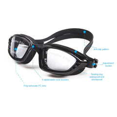 SG9017 Waterproof and Anti-fog Adult High-definition Large Frame Swimming Goggles for Men and Women, SG9017 (Red), SG9017 (Black), SG9017 (Blue)