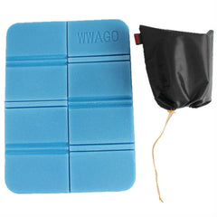XPE Folder Camping Mat Folding Portable Small Cushion Moisture-Proof Waterproof Prevent Dirty Picnic Mat  Beach Pad, 38.5x27.5cm Blue, 38.5x27.5cm Fruit Green, 38.5x27.5cm Orange