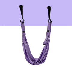 Air Split Leap Stretch Yoga Belt Inverted Stretch Splits Backbending Trainer Yoga Rope, Purple, Pink, Green