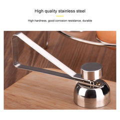 Metal Egg Scissors Egg Topper Cutter Shell Opener Stainless Steel Boiled Raw Egg Creative Kitchen Tools, Egg Topper