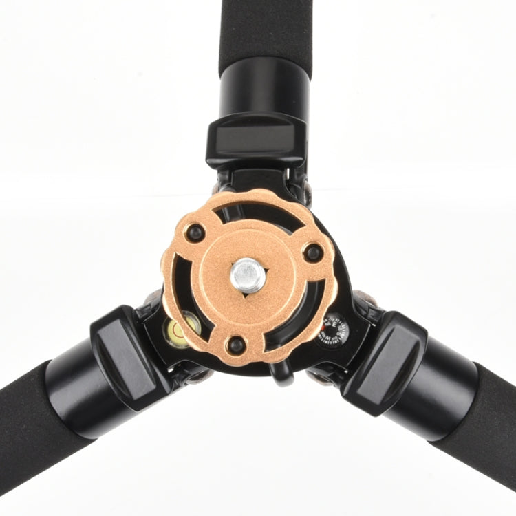 Q338 4-Section Folding Legs Live Broadcast Aluminum Alloy Tripod Mount, Q338With Three-dimensional Head, Q338 With Ball Head