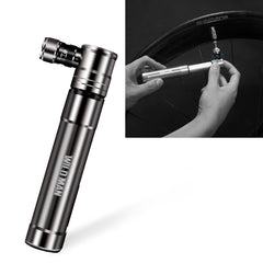 WILD MAN Mountain Road Bike Portable Bicycle Pump Us And French Mouth Universal Pump Mini Basketball Football Pump, GK8 (Silver), GK8 (Red), GK8 (Black)