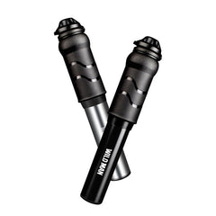 WILD MAN High Pressure Mountain Road Bike Portable Bicycle Pump Us And French Mouth Universal Mini Basketball Pump, GK1 (Bright Black), GK1 (Bright Silver)
