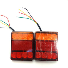 2 PCS CNSUNNY LIGHT DC 12V Car Truck Trailer Caravans LED Rear Tail Warning Brake Lights, Warning Brake Lights