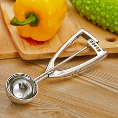 Stainless Steel Ice Cream Spoon Scooper Fruit Scoop, 39mm, 44mm, 50mm