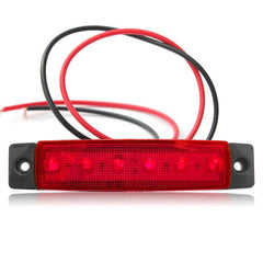 4 PCS 12V 6 SMD Auto Car Bus Truck Wagons External Side Marker Lights LED Trailer Indicator Light Rear Side Lamp
