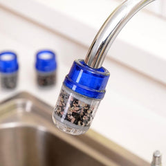2 PCS Household Tap Water Purifier Kitchen Faucet Filter Activated Carbon Three-layer Water Filter, Faucet Filter