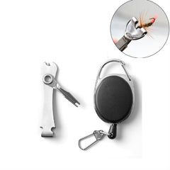 Outdoor Fishing Supplies Fishing Clamp Fishing Line Scissors Telescopic Keychain, 2 in 1 With Keychain, 3 in 1 With Keychain, 3 in 1  Fishing Line Knife