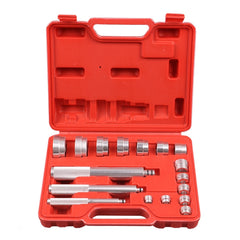17 In 1 Small Aluminum Alloy Bearing Disassembly Tool Bearing Installation Extractor, 17 In 1(Red), 17 In 1(Blue)