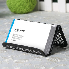 10 PCS Office Convenient Practical Metal Mesh Card Holder, 10 PCS  Mesh Card Holder