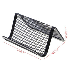 10 PCS Office Convenient Practical Metal Mesh Card Holder, 10 PCS  Mesh Card Holder