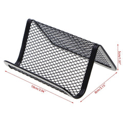 5 PCS Office Convenient Practical Metal Mesh Card Holder, 5 PCS Mesh Card Holder