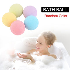 3 PCS 10g Natural Bubble Shower Bombs Ball Bath Salt Body Essential Oil Bath Ball, Green, Blue, Purple, Red, Yellow, Pink
