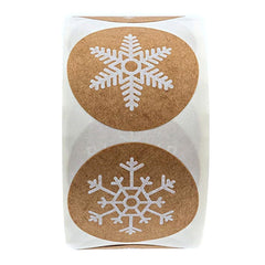 3 PCS Roll Sticker Cowhide Sticker Label Happy Christmas Decoration Label, 2.5cm / 1inch   3 PCS