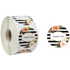 Roll Flower Decoration Thank You Seal Sticker Envelope Decoration Wedding Decoration, A-17, A-18, A-19, A-20