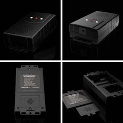 Ultrasonic Car Repeller Car Engine Compartment Electronic Repeller Micro-Light Wave Insect Repellent, DC Black