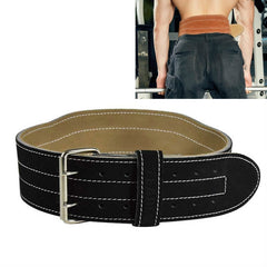EADEN Cowhide Fitness Waist Protective Belt Squat Weightlifting Waist Support, M, L, XL