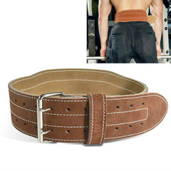 EADEN Cowhide Fitness Waist Protective Belt Squat Weightlifting Waist Support, M, L, XL