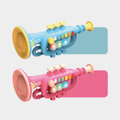 Children Early Education Puzzle Playing Simulation Musical Instrument, 6806 Trumpet-Red, 6806 Trumpet-Blue, 6807 Clarinet-Red, 6807 Clarinet-White, 6805 Saxophone-Red, 6805 Saxophone-Green