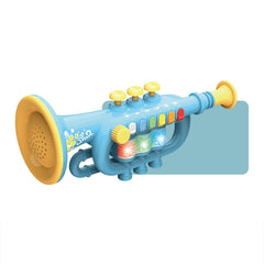 Children Early Education Puzzle Playing Simulation Musical Instrument, 6806 Trumpet-Red, 6806 Trumpet-Blue, 6807 Clarinet-Red, 6807 Clarinet-White, 6805 Saxophone-Red, 6805 Saxophone-Green