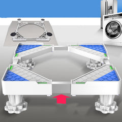 Adjustable Stainless Steel Refrigerator Bracket Washing Machine Base Bracket, Single Tube 4 Legs, Single Tube 4 Wheels, Single Tube 8 Legs, Single Tube 4 Wheels + 4 Legs, Double Tubes 4 Wheels + 4 Legs, Double Tubes 4 Wheels + 8 Legs                   ...