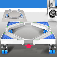 Adjustable Stainless Steel Refrigerator Bracket Washing Machine Base Bracket, Single Tube 4 Legs, Single Tube 4 Wheels, Single Tube 8 Legs, Single Tube 4 Wheels + 4 Legs, Double Tubes 4 Wheels + 4 Legs, Double Tubes 4 Wheels + 8 Legs                   ...