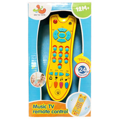 Simulated Music TV Remote Control Early Educational Toys Electric Learning Machine Baby Toy