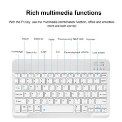 YS-001 7-8 inch Tablet Phones Universal Mini Wireless Bluetooth Keyboard, 7-8 inch Only Keyboard, 7-8 inch with Bluetooth Mouse