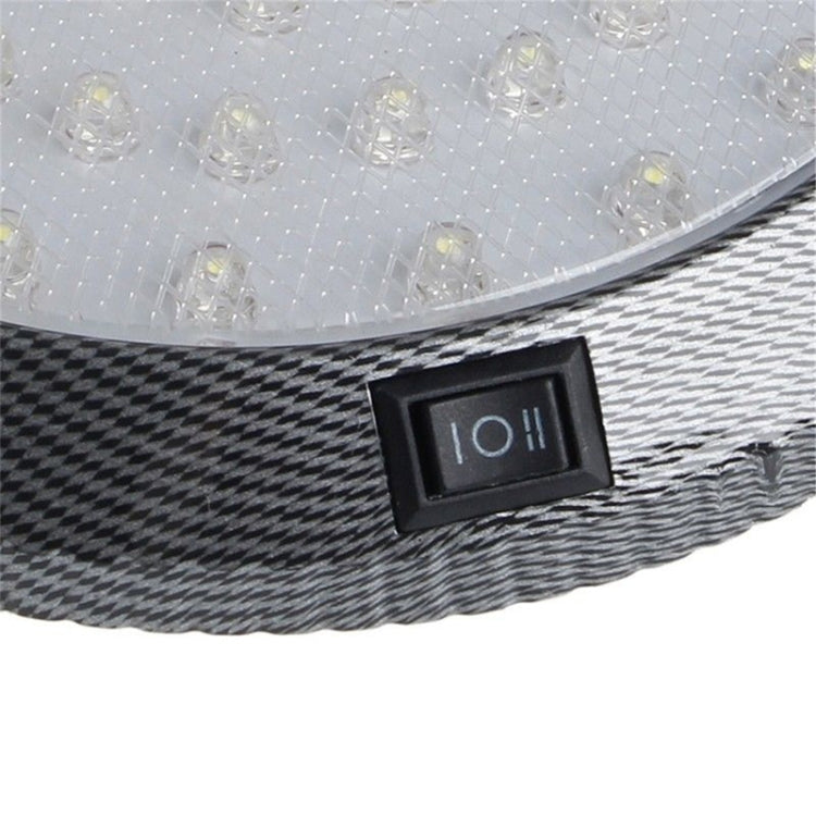 12V 46 LED Roof Light Camper Van Caravan Motor Home Boat White Light with ON / OFF Switch, 46 LEDs