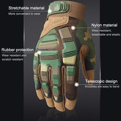 B33 Outdoor Mountaineering Riding Anti-Skid Protective Motorcycle Gloves, S, M, L, XL