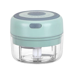 Electrical USB Rechargeable Garlic Mixing Masher Complementary Food Masher Stainless Steel Crushing Garlic Peeling Device Wireless Mini Garlic Cutter, Pink, Green, White