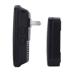 CACAZI A10 300m Long Range No Battery Waterproof LED Light Smart Wireless Doorbell, EU Plug