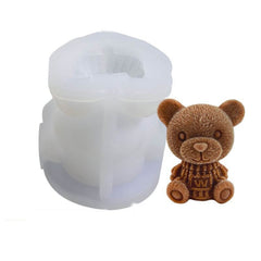 Cartoon Milk Tea Coffee Bear Ice Cube Silicone Mold Aromatherapy Candle Plaster Epoxy Mold, MC-98, MC-152, MC-153, MC-154, MC-149, MC-150, MC-143, MC-151
