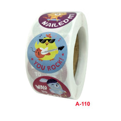 Cartoon Animal Reward Stickers Classroom Decoration Label, A-110 2.5cm / 1inch