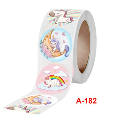 Cute Cartoon Animal Children Reward Sticker Label, Size: 2.5cm / 1inch, A-182, A-183