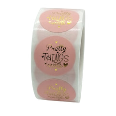 5 PCS Envelope Seal Sticker Gift Decoration Stamping Sticker, C-01 Sticker