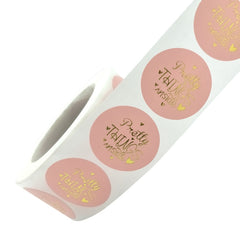 5 PCS Envelope Seal Sticker Gift Decoration Stamping Sticker, C-01 Sticker