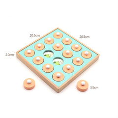 Children Early Education Educational Toys Wooden Memory Chess Intelligence Development Toys, Number and Letter