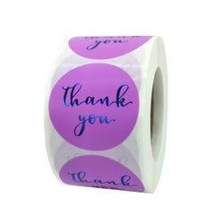 Thanks Baking Decoration Stickers Handmade Label, 3.8 cm / 1.5 inch