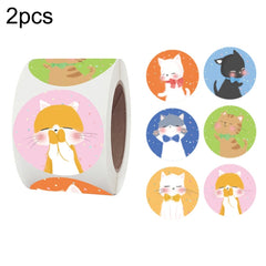2 PCS Children Toy Reward Sticker Office Stationery Decoration Label Sealing Sticker, Size: 3.8 Cm / 1.5 Inch, K-33-38, K-34-38