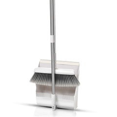 Household Folding Standing Rotatable Broom And Dustpan Set Combination, Folding Standing Dustpan
