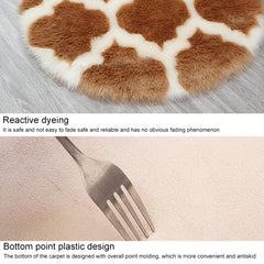 Imitation Fur Household Living Room Plush Carpet Yoga Floor Mat Decoration, 100cm